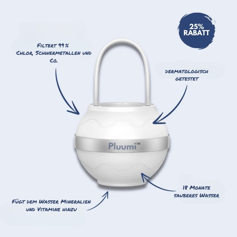 Pluumi™ - sanftes Wasser, zarte Kinderhaut
