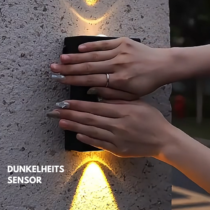 Solar LED Wandlampe Outdoor