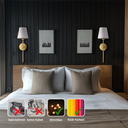 Lumifix - klebende Wandlampe ohne Kabel